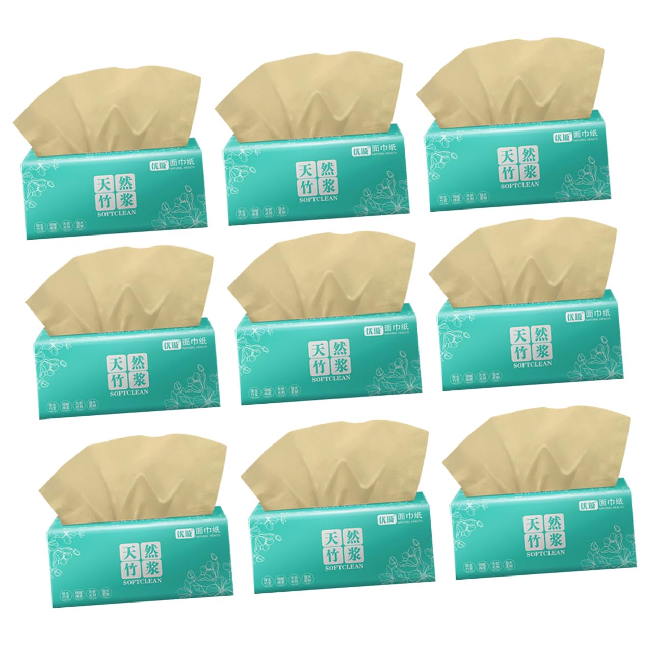 FOMIYES 9-Pack Reusable Facial Cleansing Towels - Soft Makeup Remover Wipes for Wet & Dry Use - Gentle Exfoliating Washcloths for Daily Skincare & Travel