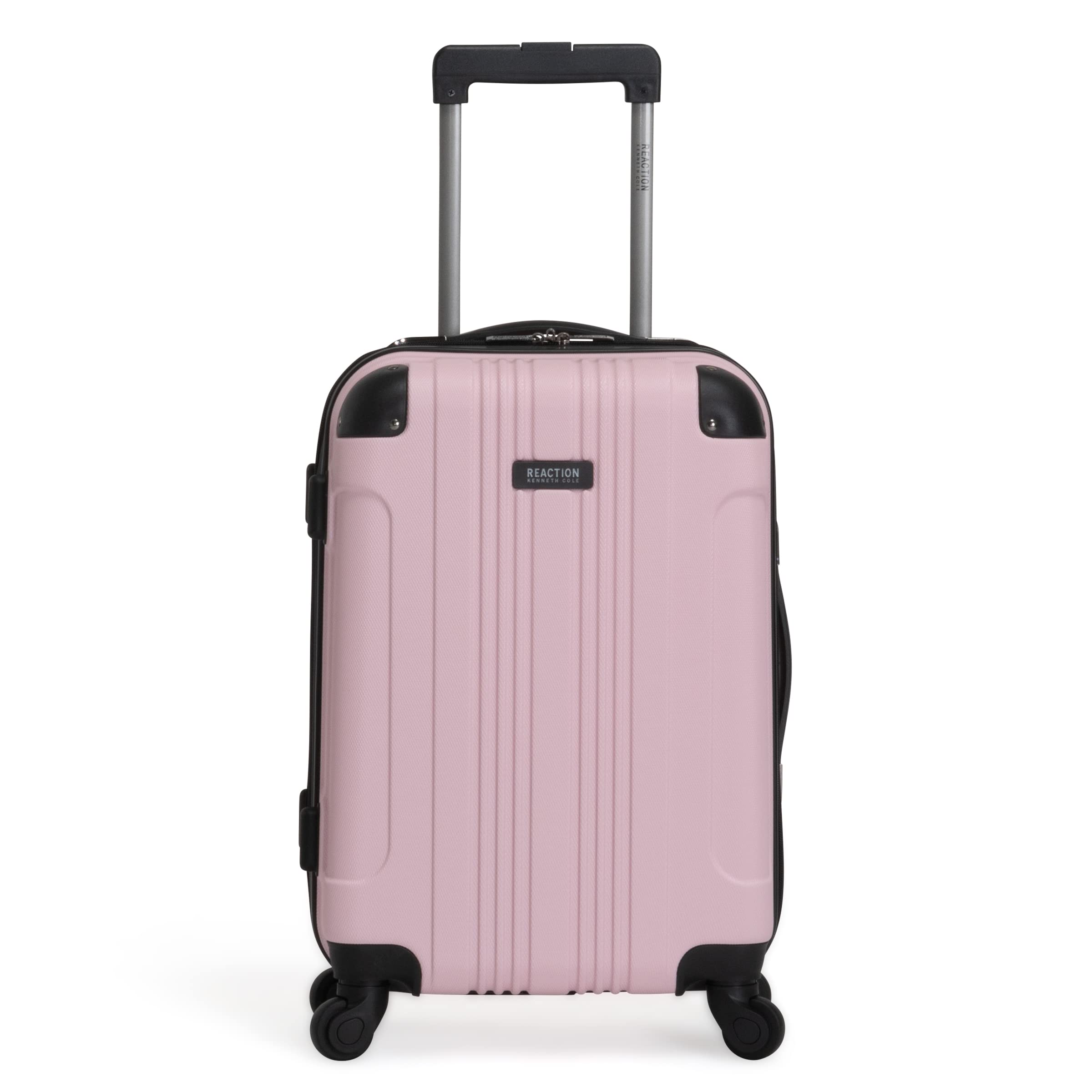 KENNETH COLE Out of Bounds Lightweight Durable Hardshell 4-Wheel Spinner Carry On Luggage 20-Inch - Blush Pink | Perfect for Business Trips & Weekend Getaways