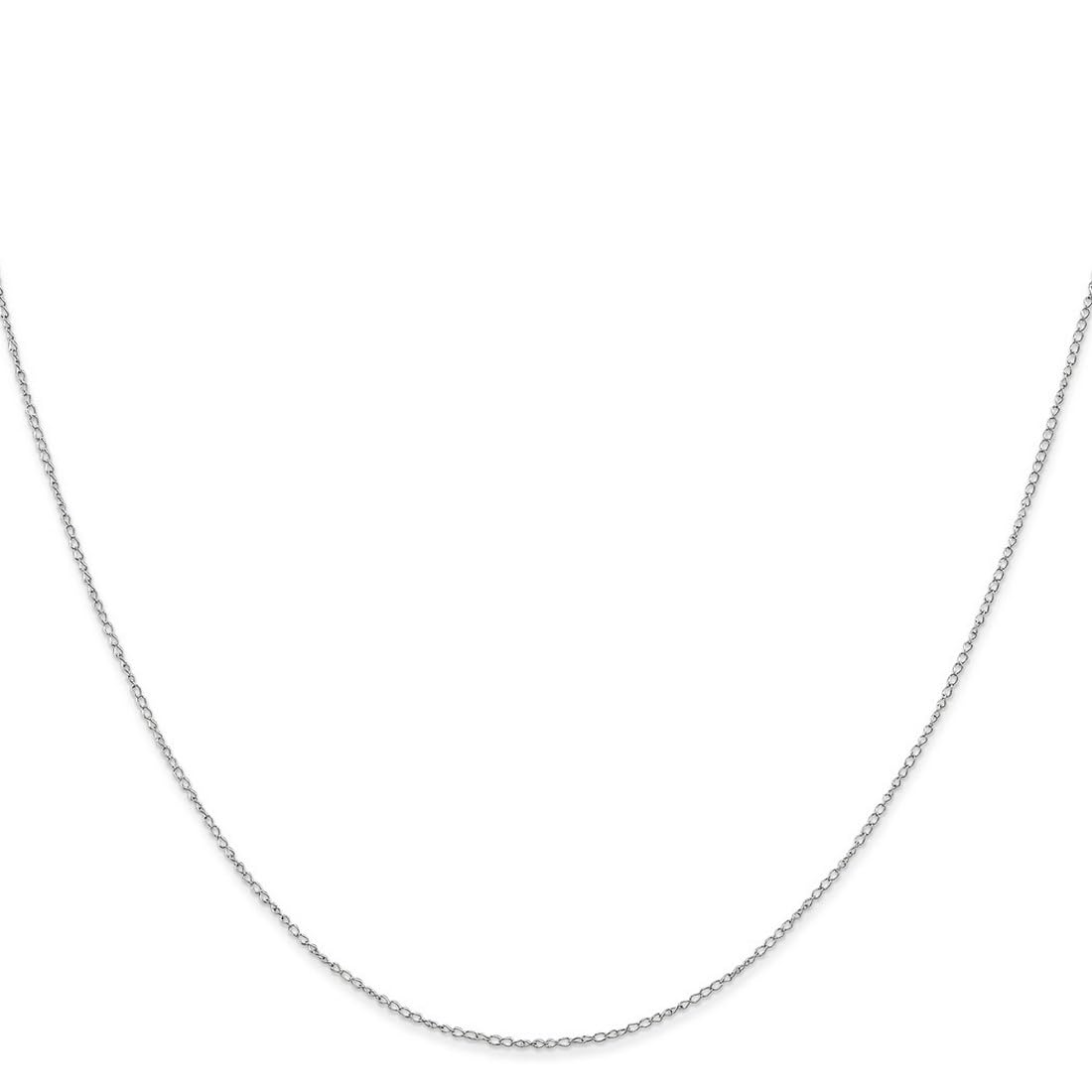 14K Gold Curb Chain Necklace for Women & Men - Adjustable Lengths 16
