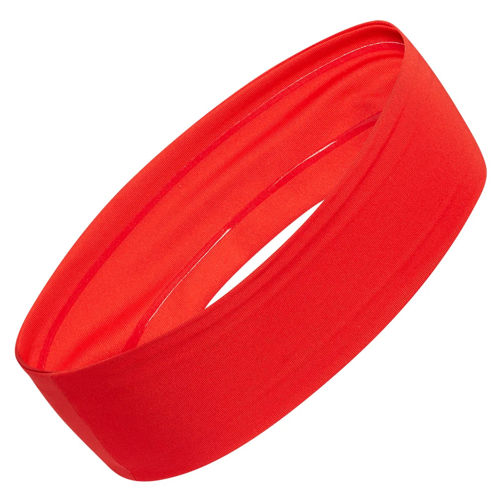 Alphaskin 3-Pack Headband Set - Red & Black Stretchable Sports Headbands for Women & Men - Perfect for Running, Yoga, Workouts and Fitness Activities