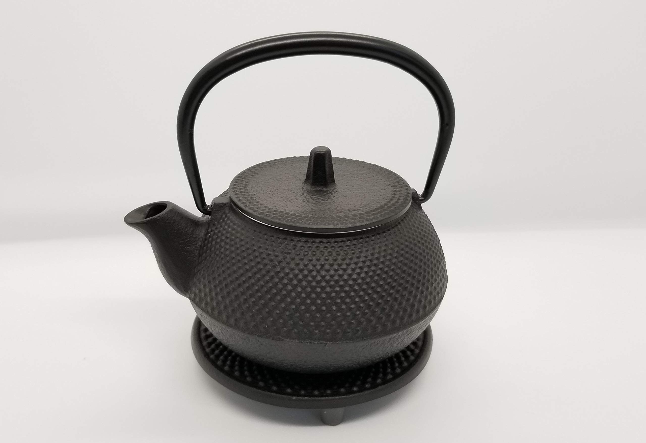 Premium Nanbu Tekki Cast Iron Tea Pot - Traditional Japanese ARARE Type 3 #16105 - Handcrafted Iron Teapot for Loose Leaf Tea, Matcha & Herbal Brewing - Perfect for Home, Office & Tea Ceremonies