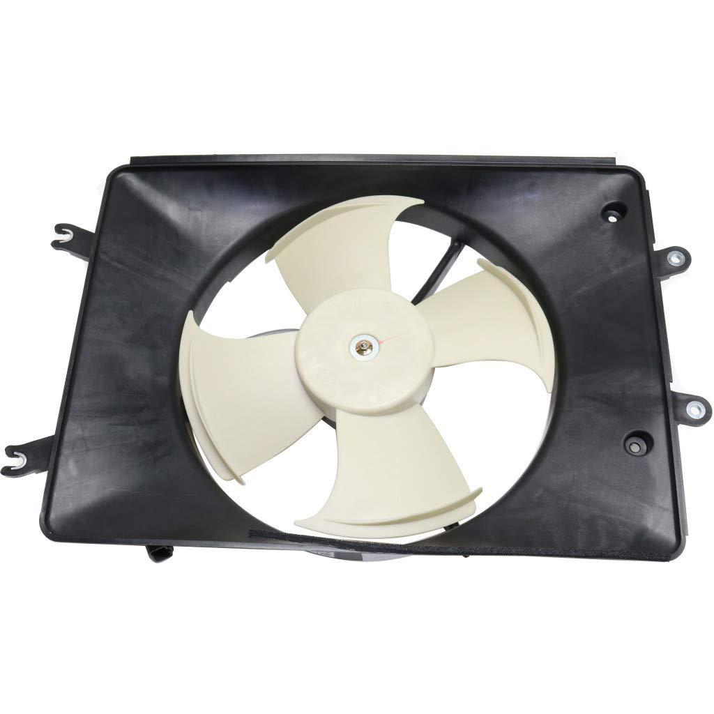 2003-2004 Honda Pilot Cooling Fan Assembly & A/C Condenser Replacement - OEM HO3113120 38615-PGK-A00 | Perfect for Engine Cooling System Repair & Maintenance
