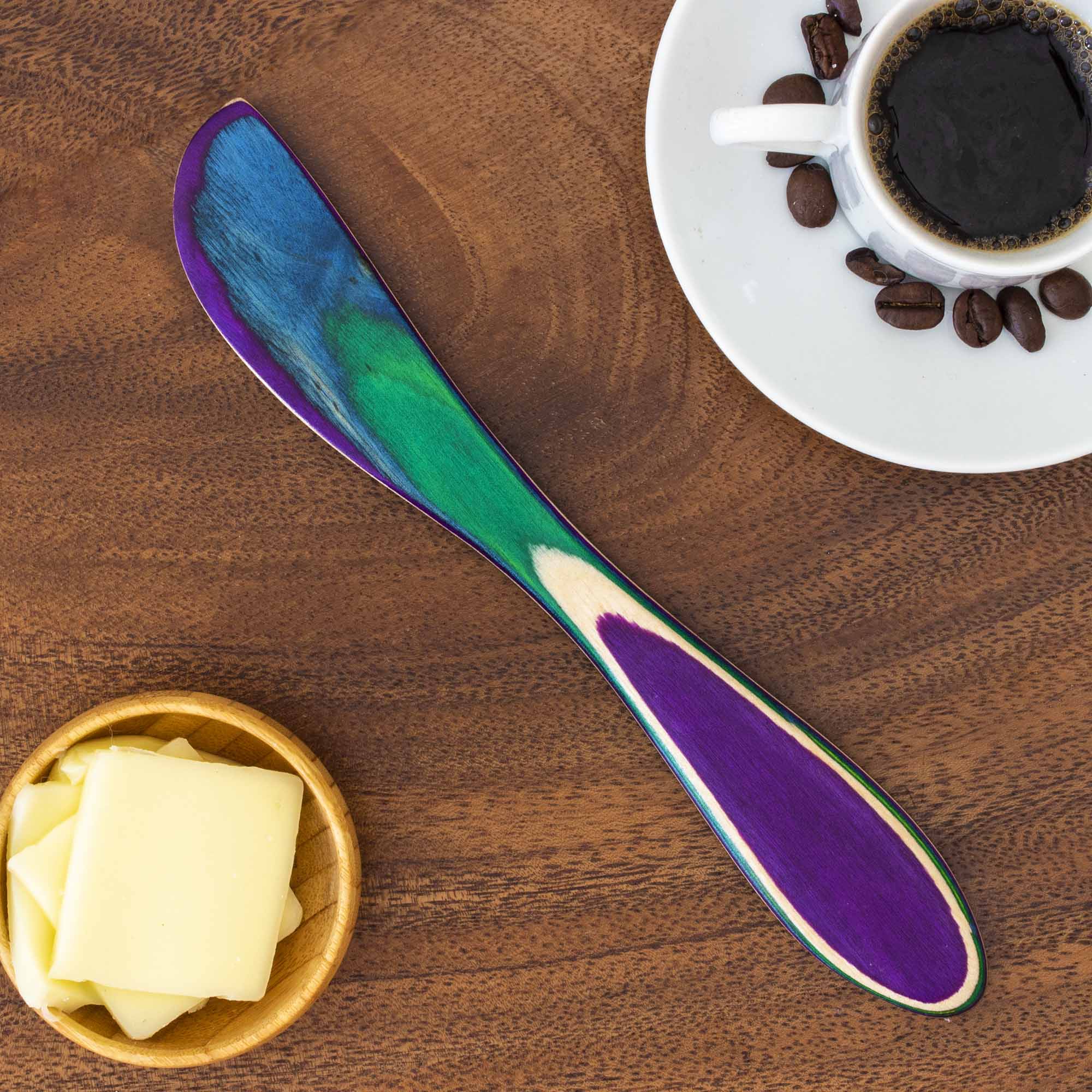 Baltique® Mumbai Collection Spreader Knife - 8 Inch Stainless Steel Butter Knife for Cheese, Jam, Butter & Cream - Perfect for Kitchen, Baking & Charcuterie Boards