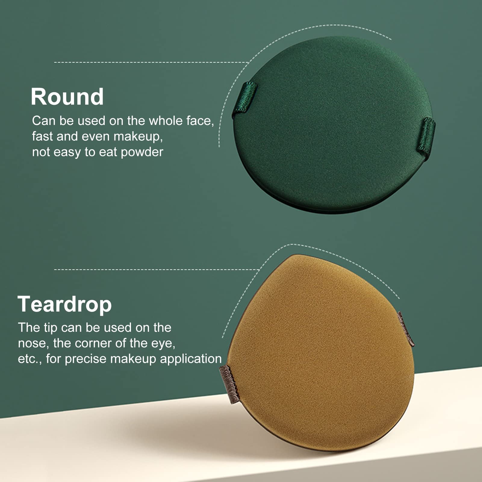3 Pcs Makeup Sponge Set - Washable Foundation Blender for Women | Beauty & Travel