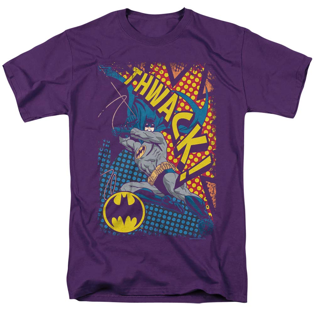 Batman Thwack Unisex T-Shirt for Men & Women - Superhero Graphic Tee for Casual Wear & Comic Con