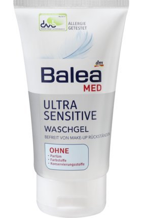 Balea Med Ultra Sensitive Wash Gel 150ml (Pack of 2) | Gentle Cleanser for Sensitive Skin | Face & Body Wash for Daily Use, Travel & Dermatologist Recommended Skincare