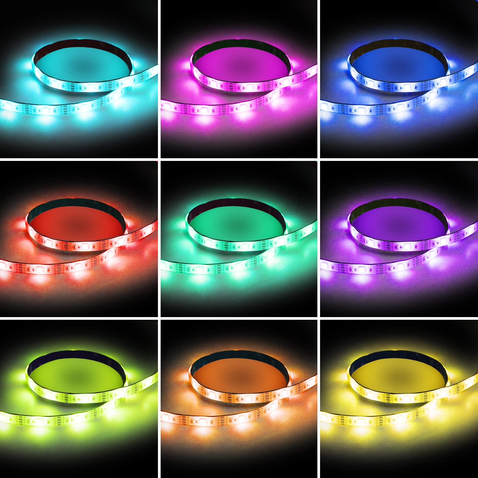 RGB LED Strip Lights 2M USB Powered with Remote - for TV Backlight & Home Decor