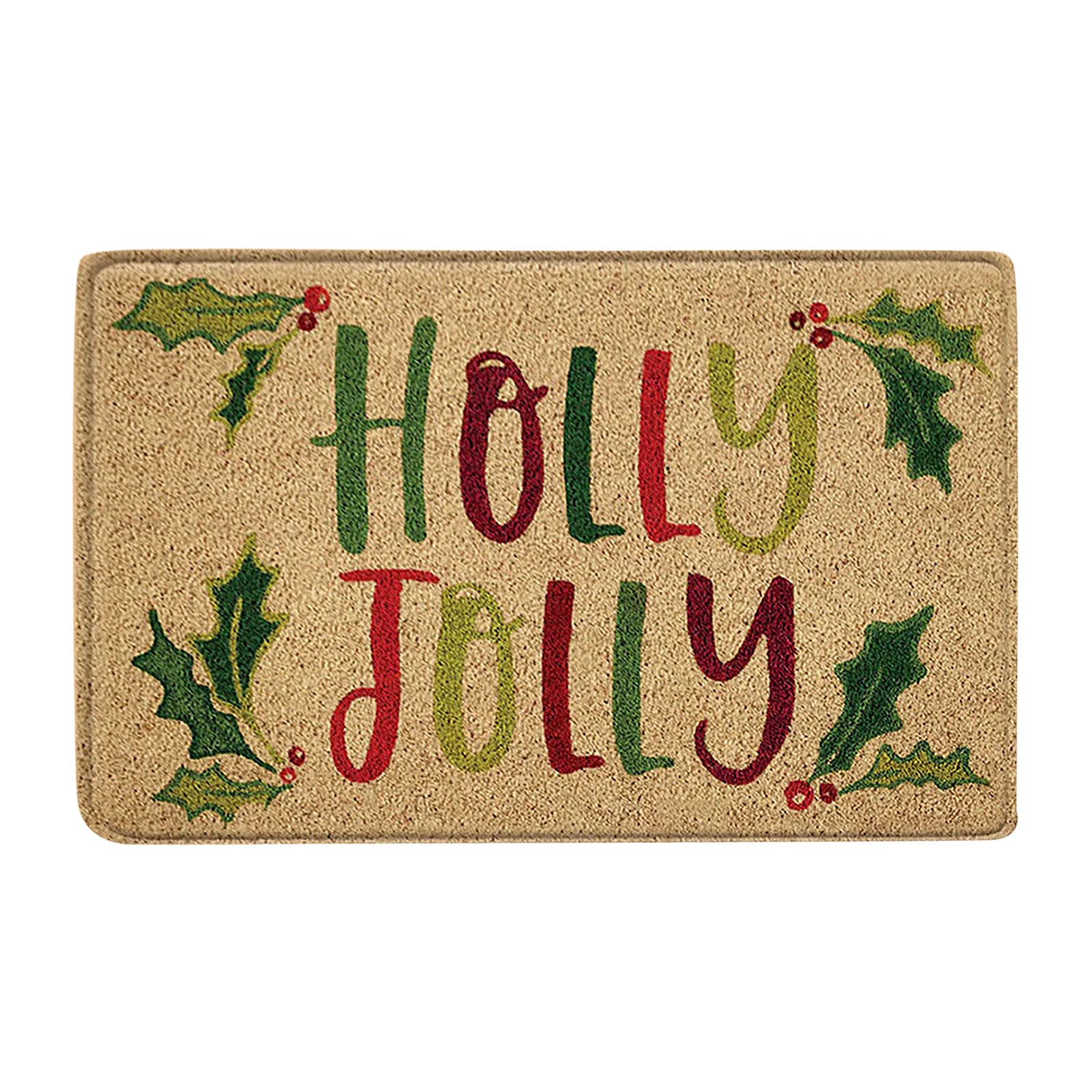 Christmas Gnome Doormat - Soft Non-Slip Holiday Floor Mat for Front Door, Hallway & Kitchen - Festive Cartoon Design for Indoor/Outdoor Use - Perfect Holiday Home Decor Gift