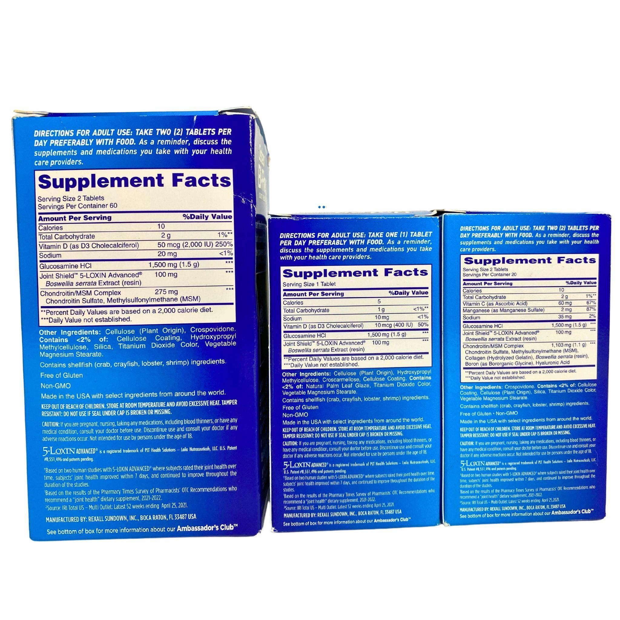 Osteo Bi Flex Joint Health Supplement - Glucosamine & Chondroitin for Joint Support - 30 Count - Relieve Joint Pain & Improve Mobility for Active Lifestyles