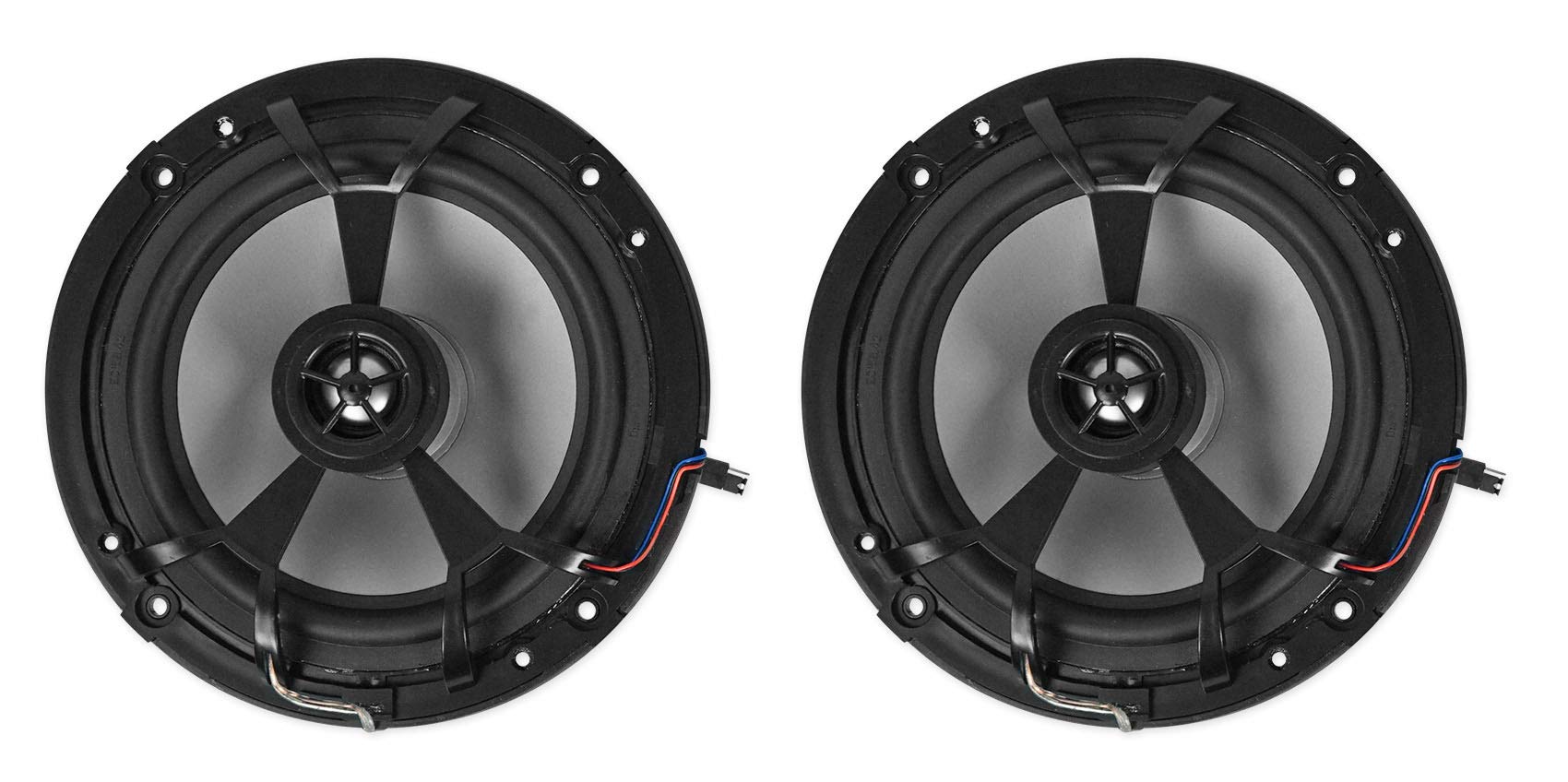 MB Quart MDR2.0 1-Din Marine Bluetooth Stereo with USB/AUX & (2) 6.5