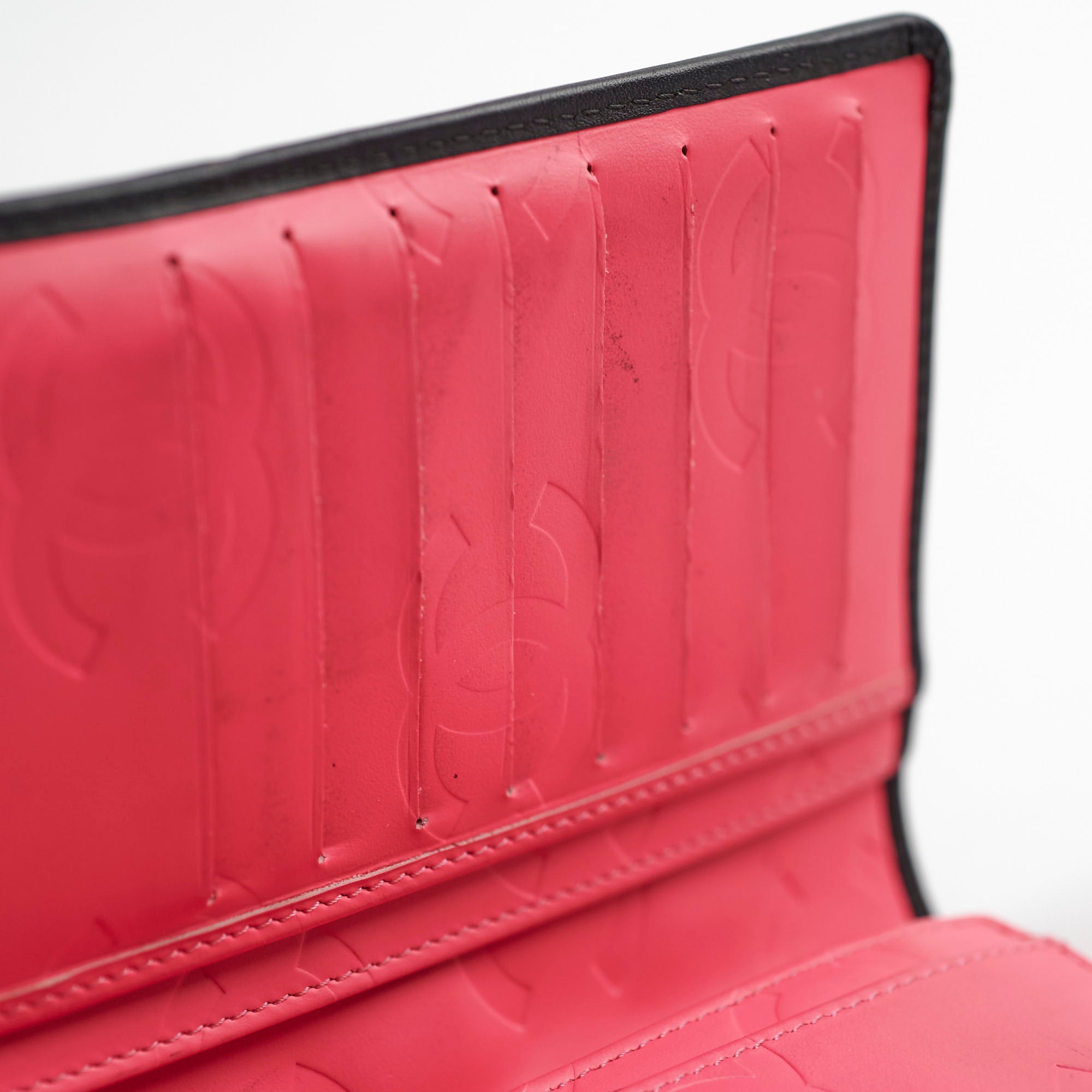 Chanel Cambon Long Flap Wallet in Calfskin Leather - Black & Pink for Women | Luxury Designer Handbag for Everyday Use & Special Occasions