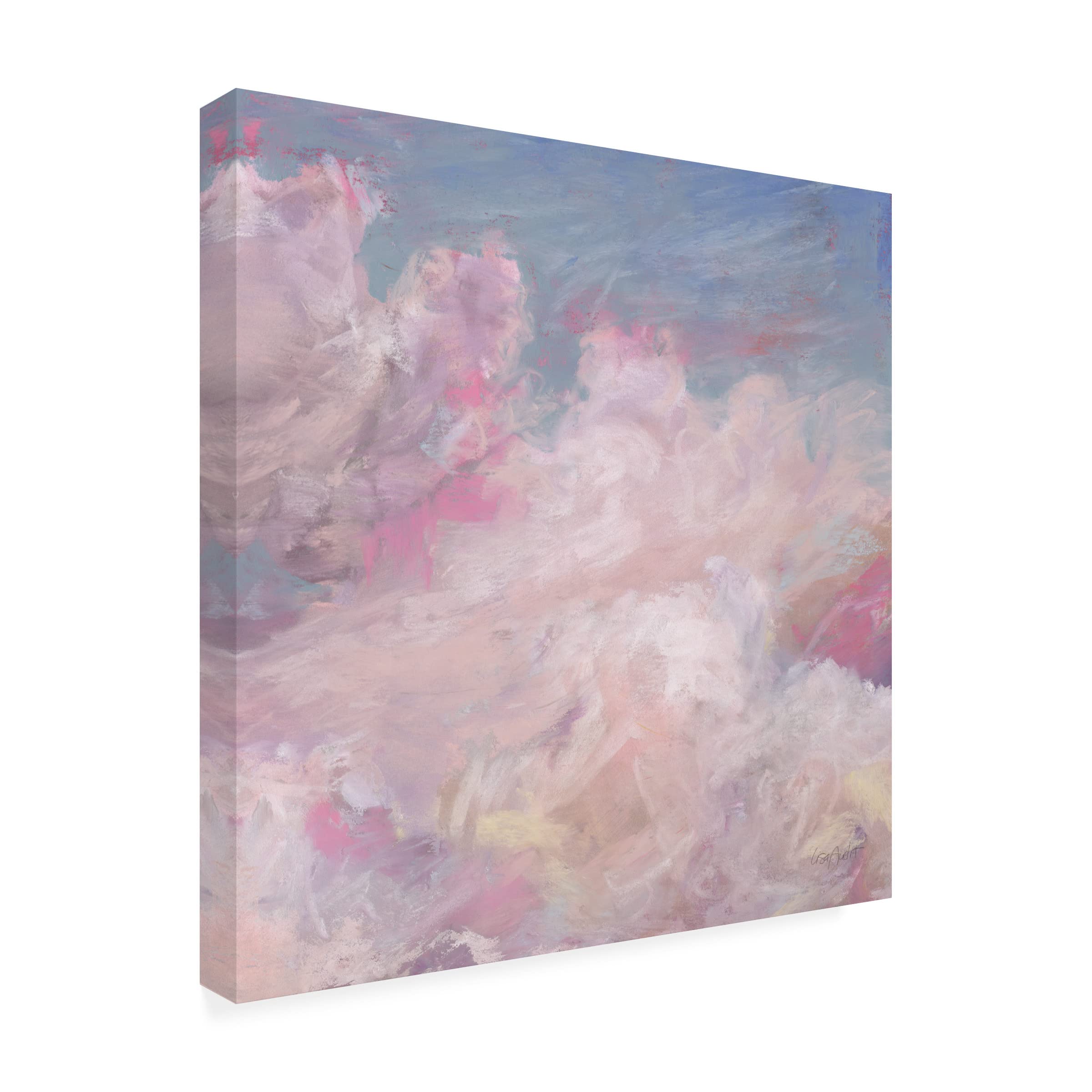 Lisa Audit 'Daydream Pink 02' Floral Canvas Wall Art Print - Modern Home Decor for Living Room, Bedroom & Office
