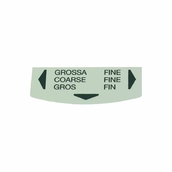 Mazzer Premium Coarse & Fine Grind Stickers - Ideal for Coffee Grinders, Kitchen Appliances & DIY Labeling - Perfect for Baristas & Home Brewing Enthusiasts