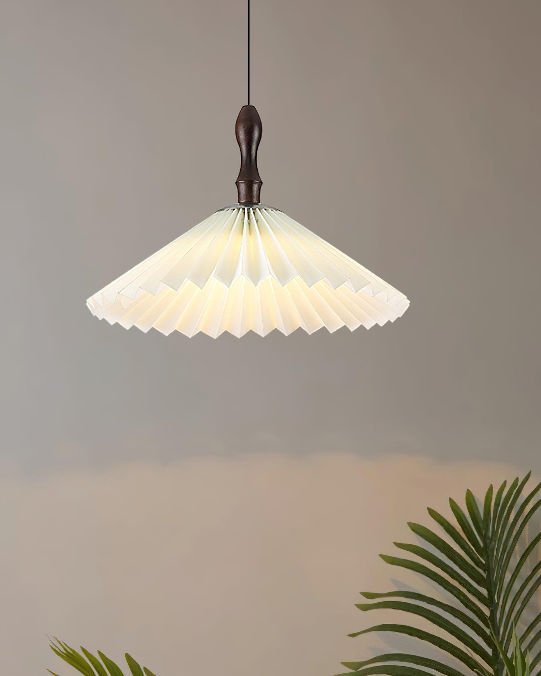 Elegant Handmade Flower Paper Pendant Lamp - Boho Chic Ceiling Light for Bedroom, Living Room & Dining Room Decor