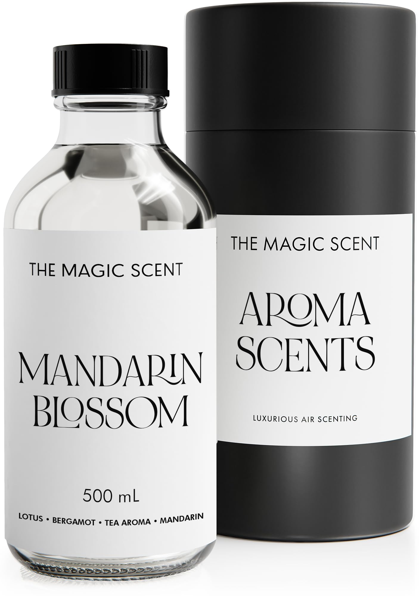 Premium Mandarin Blossom Essential Oil for Diffusers - 500ml Aromatherapy Oil for HVAC & Cold-Air Diffusers - Inspired by St. Regis Maldives - Perfect for Hotels, Spas, and Home Relaxation - Create Luxury Spa Atmosphere in Your Living Room, Bedroom or Office