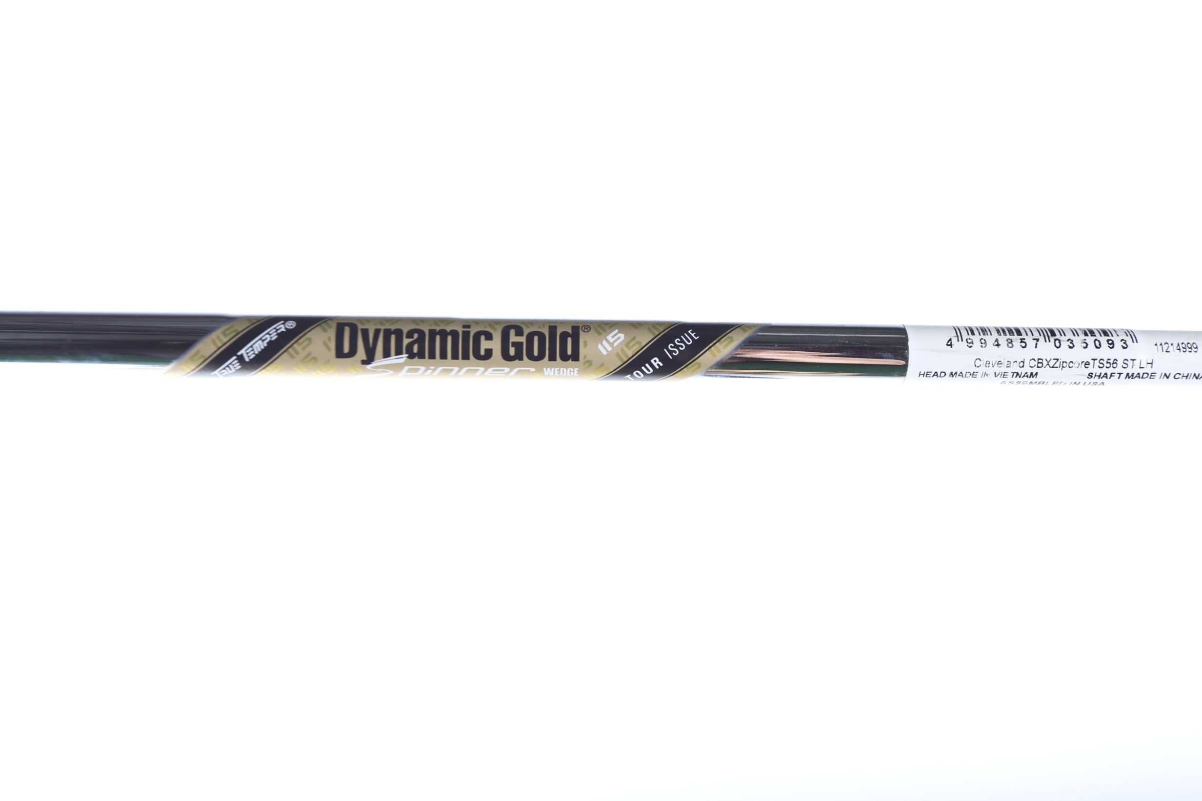 Used Cleveland CBX ZipCore Satin Sand Wedge 56° - Left Handed Stiff Flex Golf Club for Bunker Shots & Short Game Precision