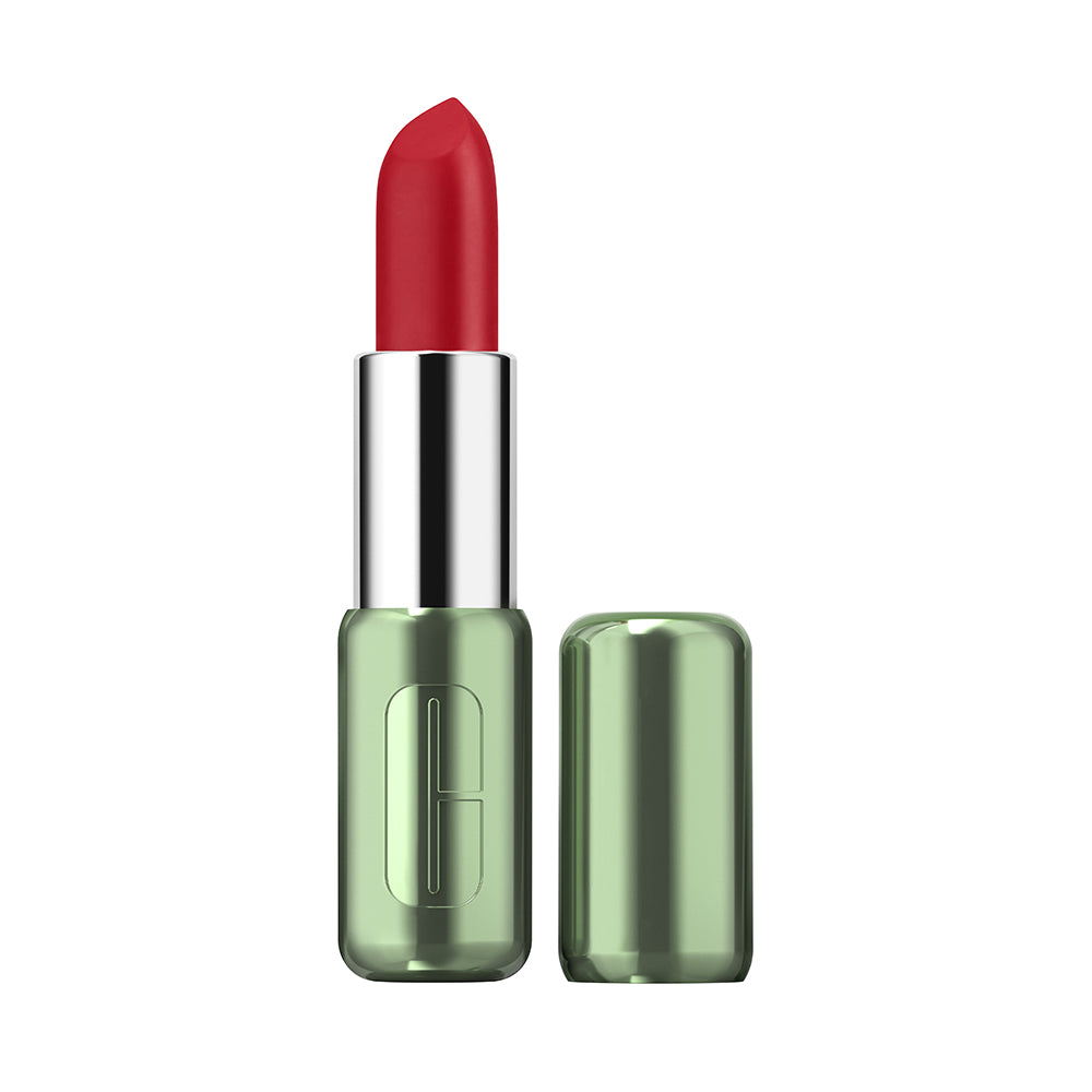 Clinique Pop Longwear Matte Lipstick - Chili Pop (3.9g/0.13oz) - All-Day Wear, Moisturizing Formula for Work, Date Night & Special Occasions