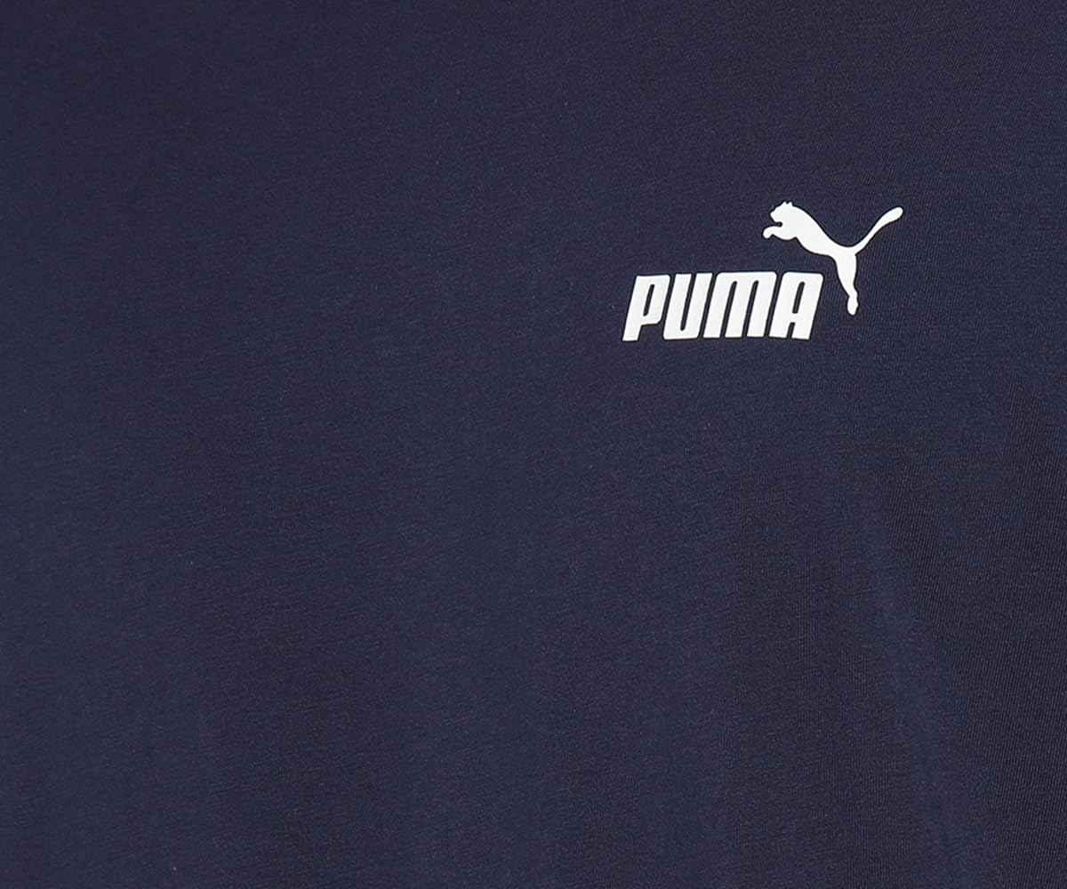 **Puma Unisex ESS Small Logo T-Shirt - Pack of 1 | Comfortable Cotton Tee for Men & Women | Perfect for Casual Wear, Gym & Everyday Outfits**