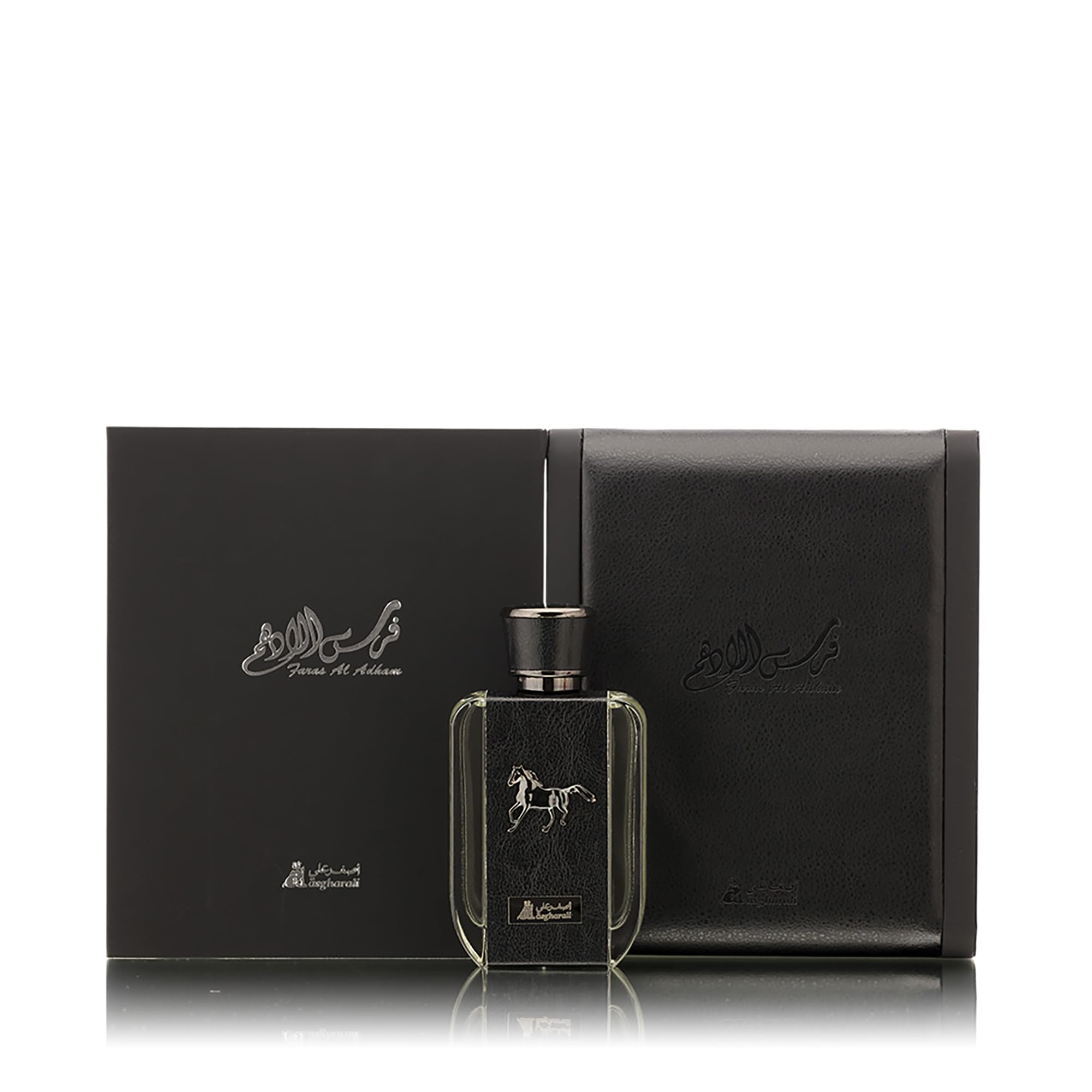 Faras Al Adham Premium Eau De Parfum for Men - 100ml Luxury Woody Arabic Cologne - Long Lasting Musk & Amber Scent - Perfect for Date Night, Business Meetings & Special Occasions