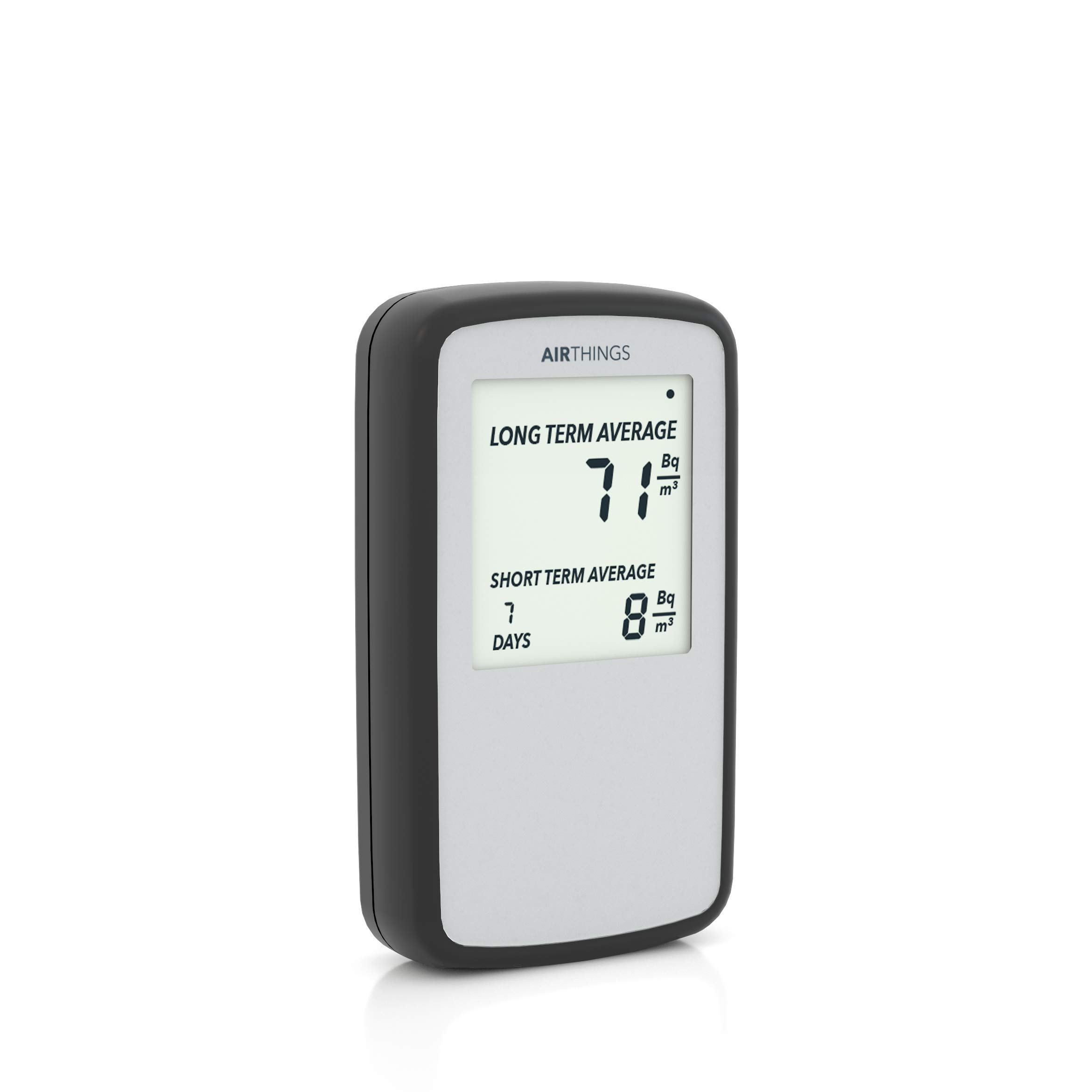 Airthings Corentium Home Radon Gas Detector - Accurate & Easy-to-Use Radon Testing Kit for Home Safety | Monitor Indoor Air Quality for Basements, Bedrooms & Living Spaces