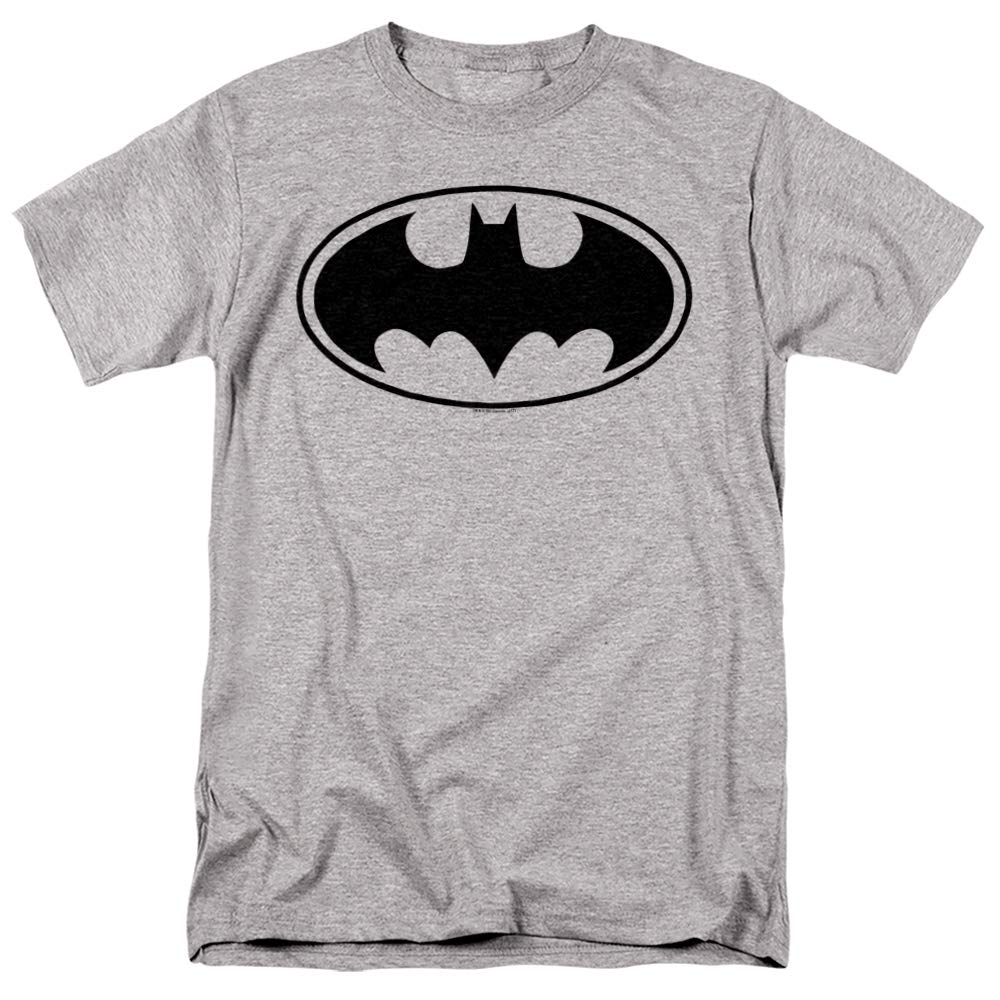 Popfunk Classic Pink Batman Logo T-Shirt & Stickers Set - Superhero Graphic Tee for Men Women - Perfect for Cosplay, Comic Con & Batman Fans Gifts