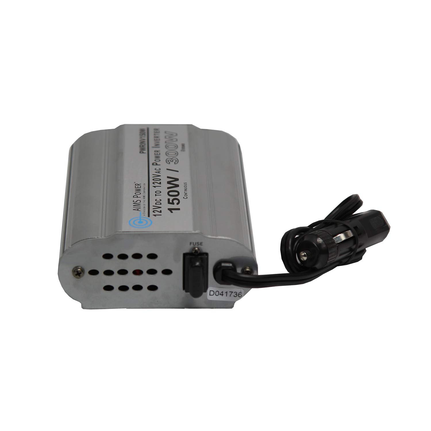 AIMS Power PWRINV150W 150W Continuous/300W Peak Power Inverter with Cigarette Lighter Adapter - Modified Sine Wave for Cars, Trucks, RVs & Emergency Power Backup
