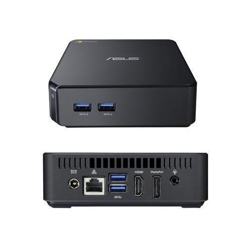 ASUS Chromebox M115U Mini PC - 2GB DDR3 RAM, Intel Celeron Processor, Compact Desktop Computer for Home Office, Streaming & Productivity