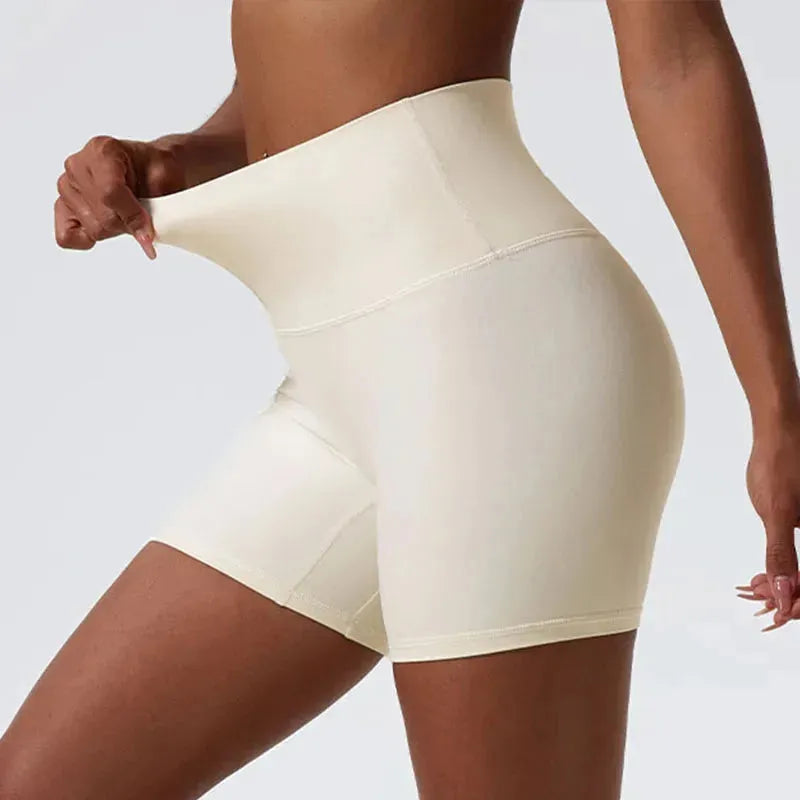 Super Soft High Waist Yoga Shorts for Women - Breathable Workout Leggings & Gym Shorts with Push Up Design - Perfect for Yoga, Cycling, Running & Fitness Training