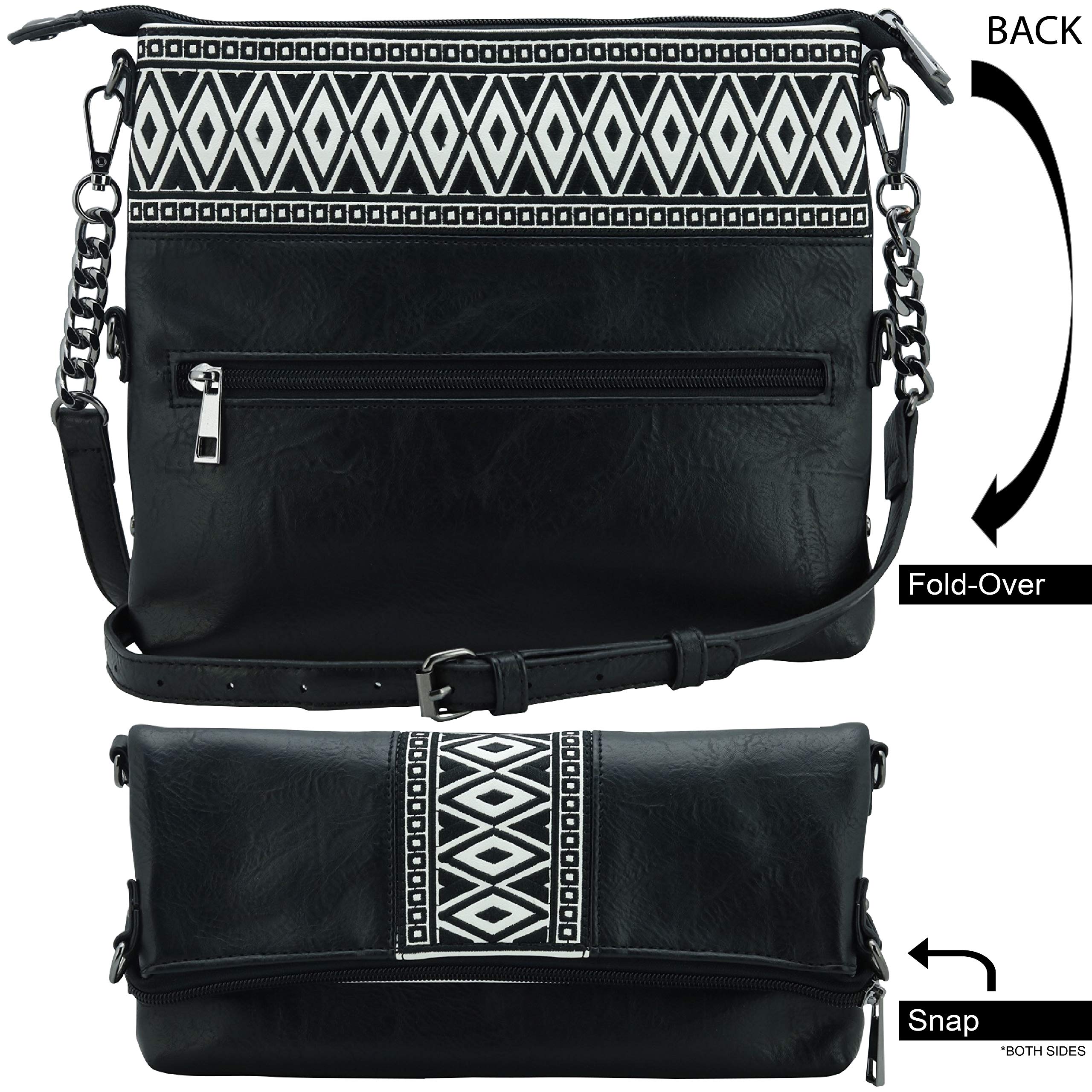 K&Bo Women's Lightweight Soft Leather Crossbody Bag - Small Travel Purse for Everyday Use, Shopping & Outings