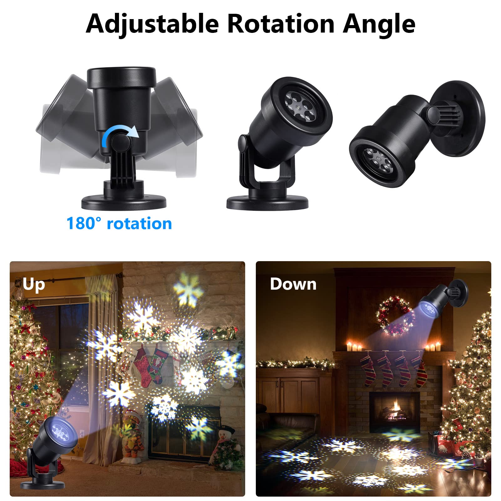 Best Outdoor Christmas Projector Lights - Holiday Decoration for Yard, House, and Garden - Perfect for Christmas, Halloween, and Party Decorations
