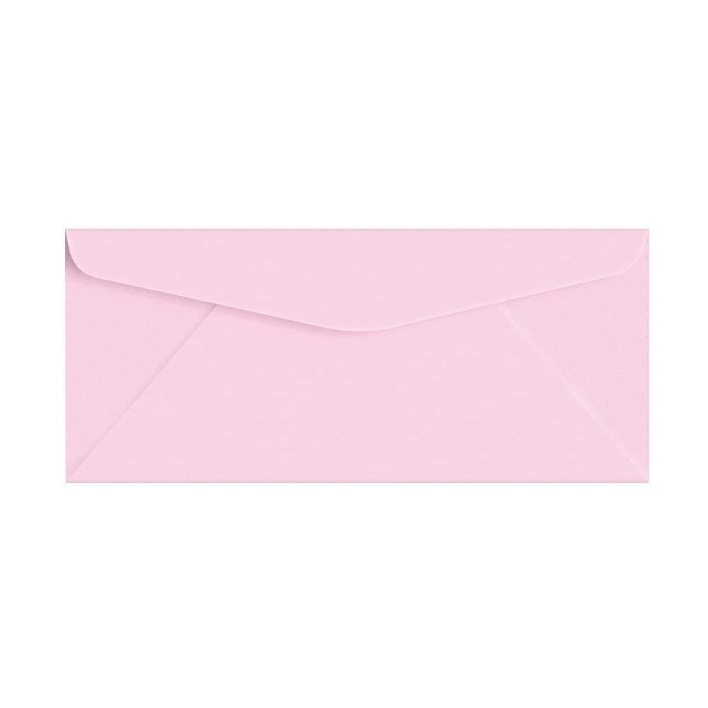 Ultra Hot Pink #10 Business Envelopes - Pack of 100 Premium Quality Mailing Envelopes for Office, Wedding Invitations & Mailing Needs
