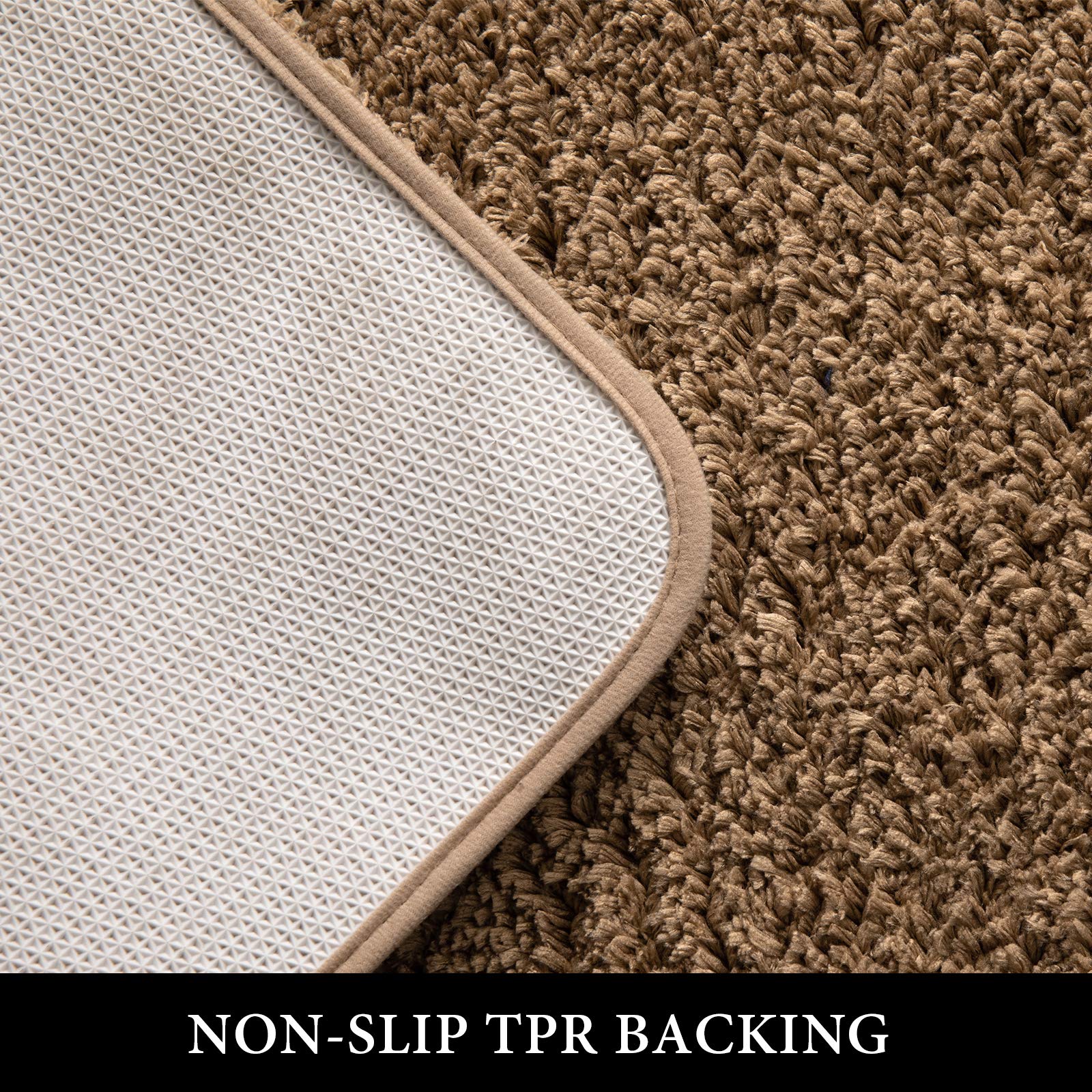 Non-Slip Bathroom Rug - Soft Microfiber Mat (16x24