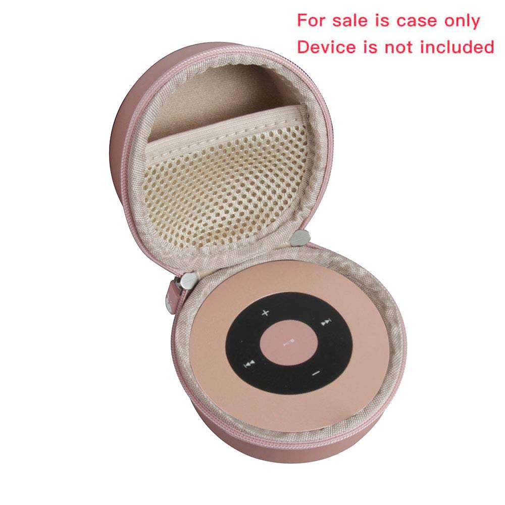 Hermitshell Hard Travel Case for XLEADER/Nubwo SoundAngel 2nd Gen 5W Touch Bluetooth Speaker - Rose Gold - Protective Cover for Outdoor, Travel & Home Use