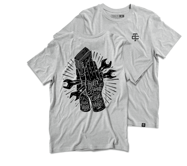 Hard Work SS Tee - Comfortable Cotton Short Sleeve T-Shirt for Men - Perfect for Workouts, Gym & Casual Wear