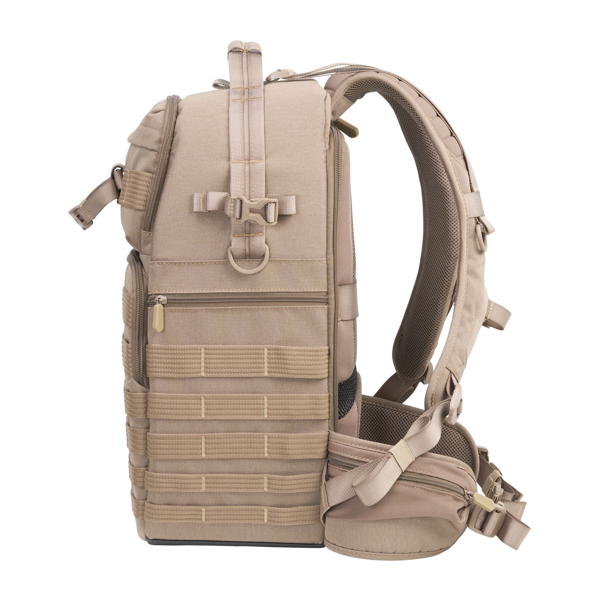 VEO RANGE T 48 BG Backpack - Lightweight Travel Hiking Daypack for Men & Women, Water-Resistant Beige Outdoor Backpack - Perfect for Camping, Hiking, School & Daily Commute