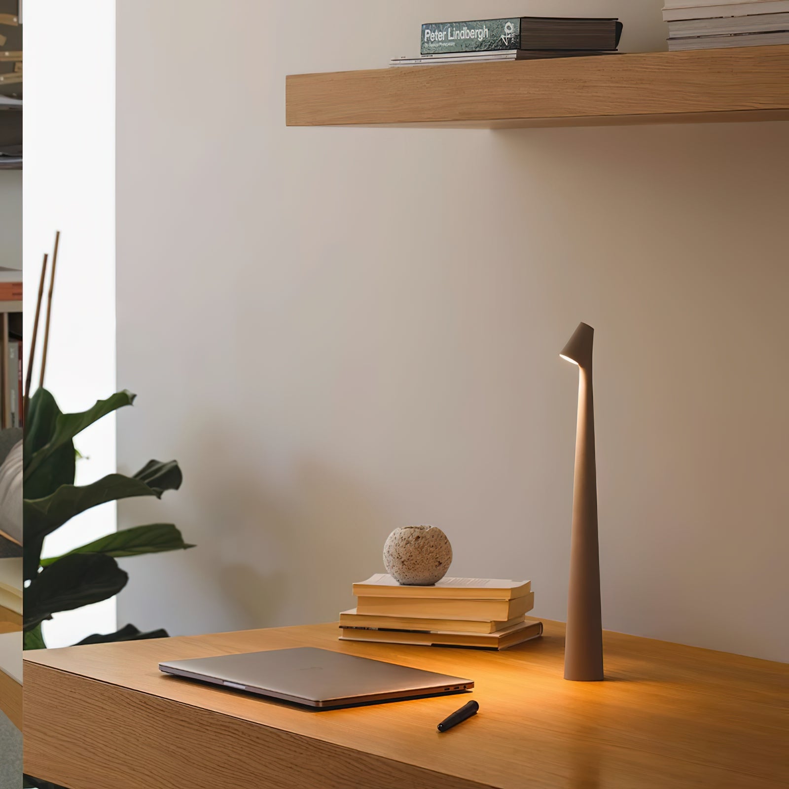 Portable African Table Lamp - Handmade Wooden Night Light for Bedroom, Living Room, or Office Decor - Perfect for Reading, Relaxing, and Creating Ambiance