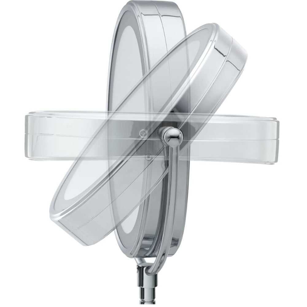CONAIR LED Makeup Mirror 1X/7X Magnification 8.5 Inch with Touch Control - Perfect for Vanity, Bathroom & Travel (Model TGBE51LEDC)