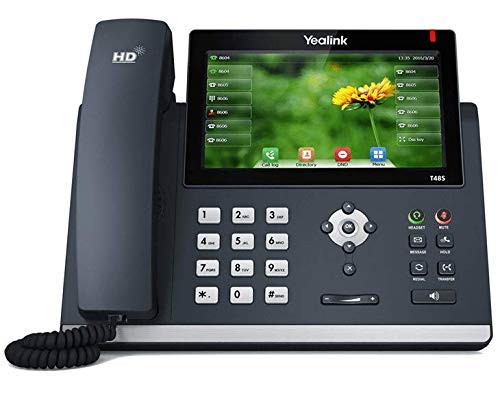 Yealink SIP-T48S Gigabit IP VoIP Business Phone with HD Voice, 7
