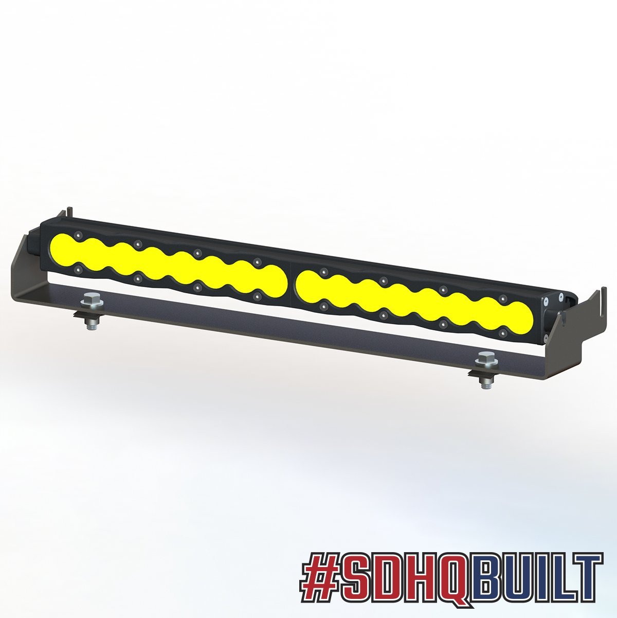 2023 GMC 2500/3500 Heavy Duty SDHQ Built OEM Bumper LED Light Bar Mount Kit - Off-Road Lighting Upgrade for Trucks, Perfect for Night Driving & Adventure Camping
