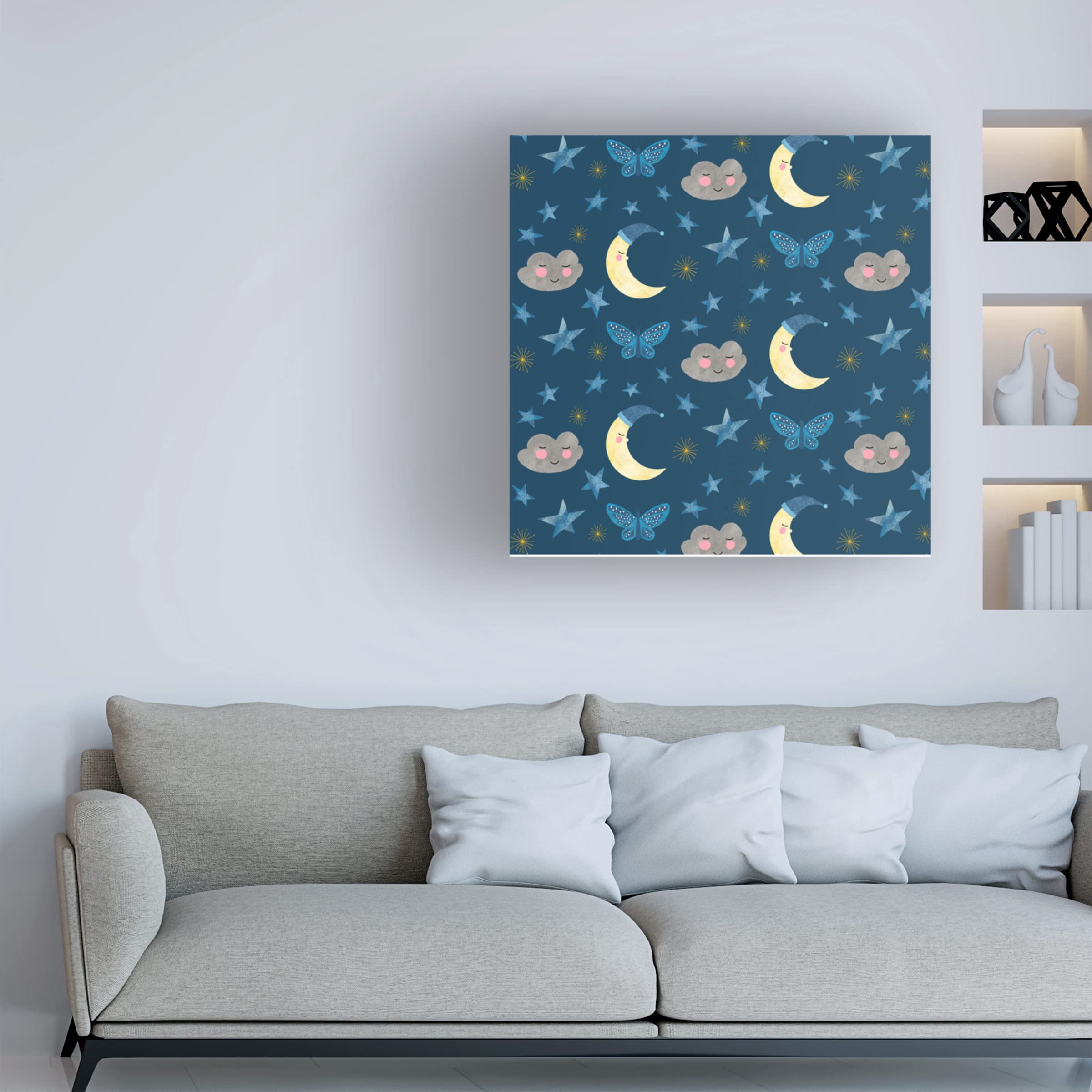 Vibrant Dots Canvas Wall Art Print by Fiorella - Modern Abstract Painting for Living Room, Bedroom & Office Decor - Ready to Hang Home Decor