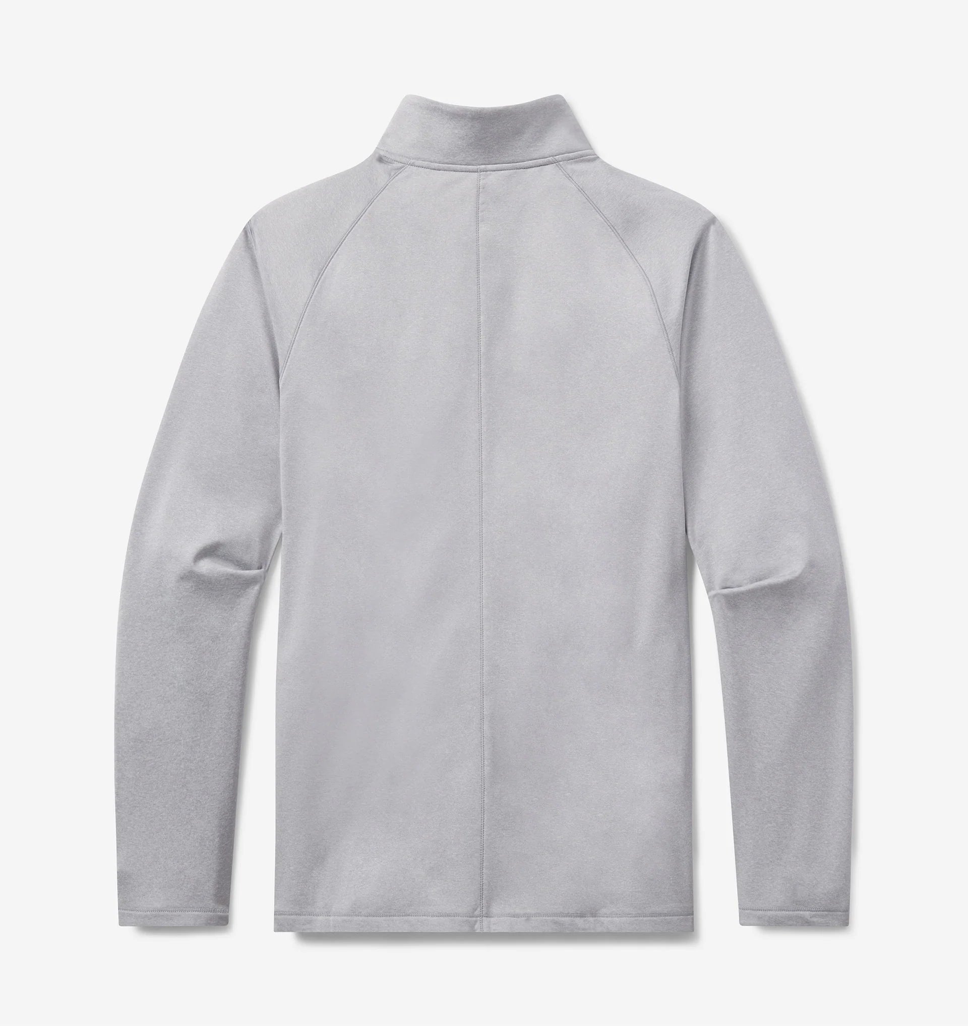 Men's Interlock Quarter Zip Pullover Sweatshirt - Heather Gray - Lightweight & Comfortable for Casual Wear, Workout & Outdoor Activities