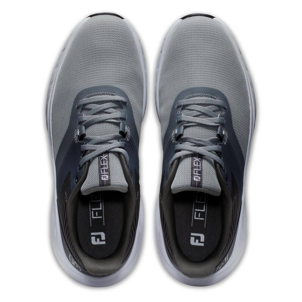 FootJoy Men's Fj Flex Golf Shoes - Lightweight & Comfortable Spiked Golf Shoes for Men - Perfect for Walking the Course & Improving Your Game