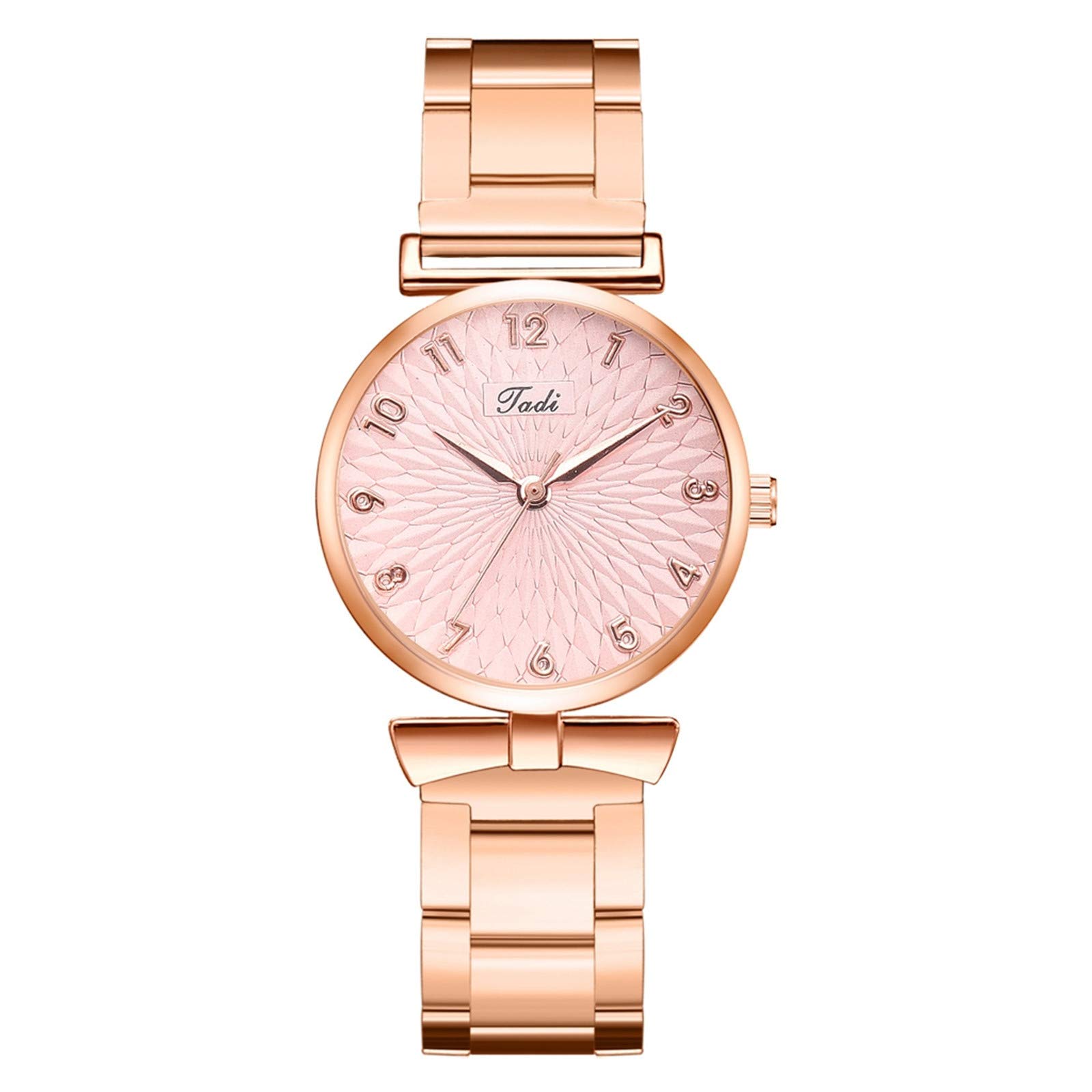 Willisos Women's Leather Strap Analog Quartz Watch - Elegant Round Dial Wristwatch for Ladies & Girls | Perfect for Office, Date Night & Special Occasions