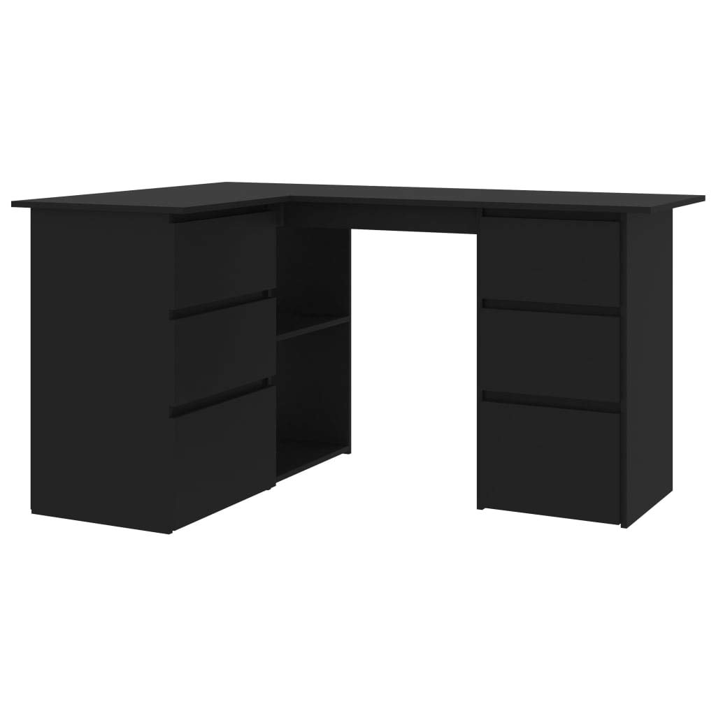 Industrial Home Office Desk with Drawers - 57.1