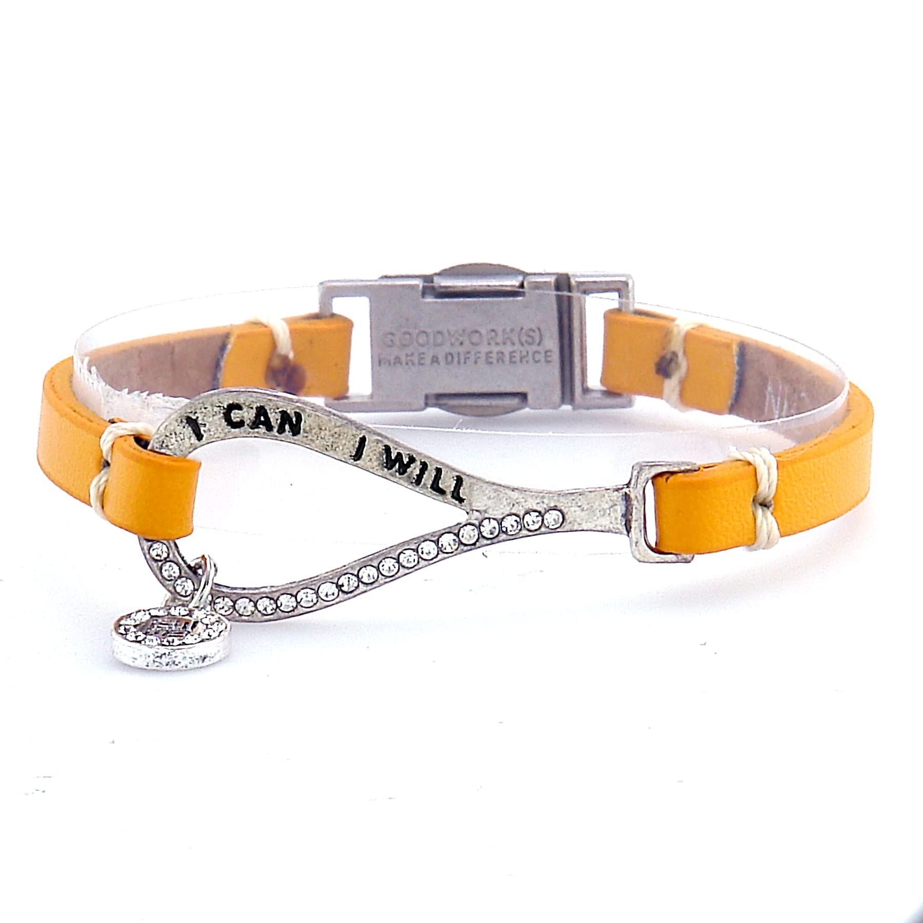 I Can I Will Inspirational Magnetic Bracelet - Motivational Wristband for Positive Energy & Strength - Perfect for Yoga, Meditation & Daily Encouragement
