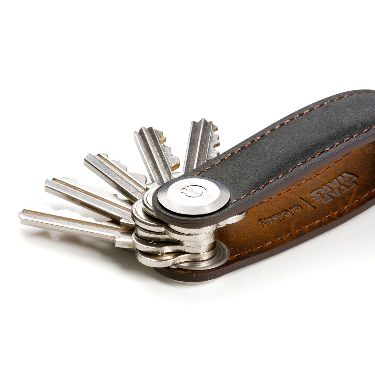 Star Wars Themed Leather Key Organizer - Durable & Stylish Key Holder for Fans - Perfect for Home, Office, and Travel Use