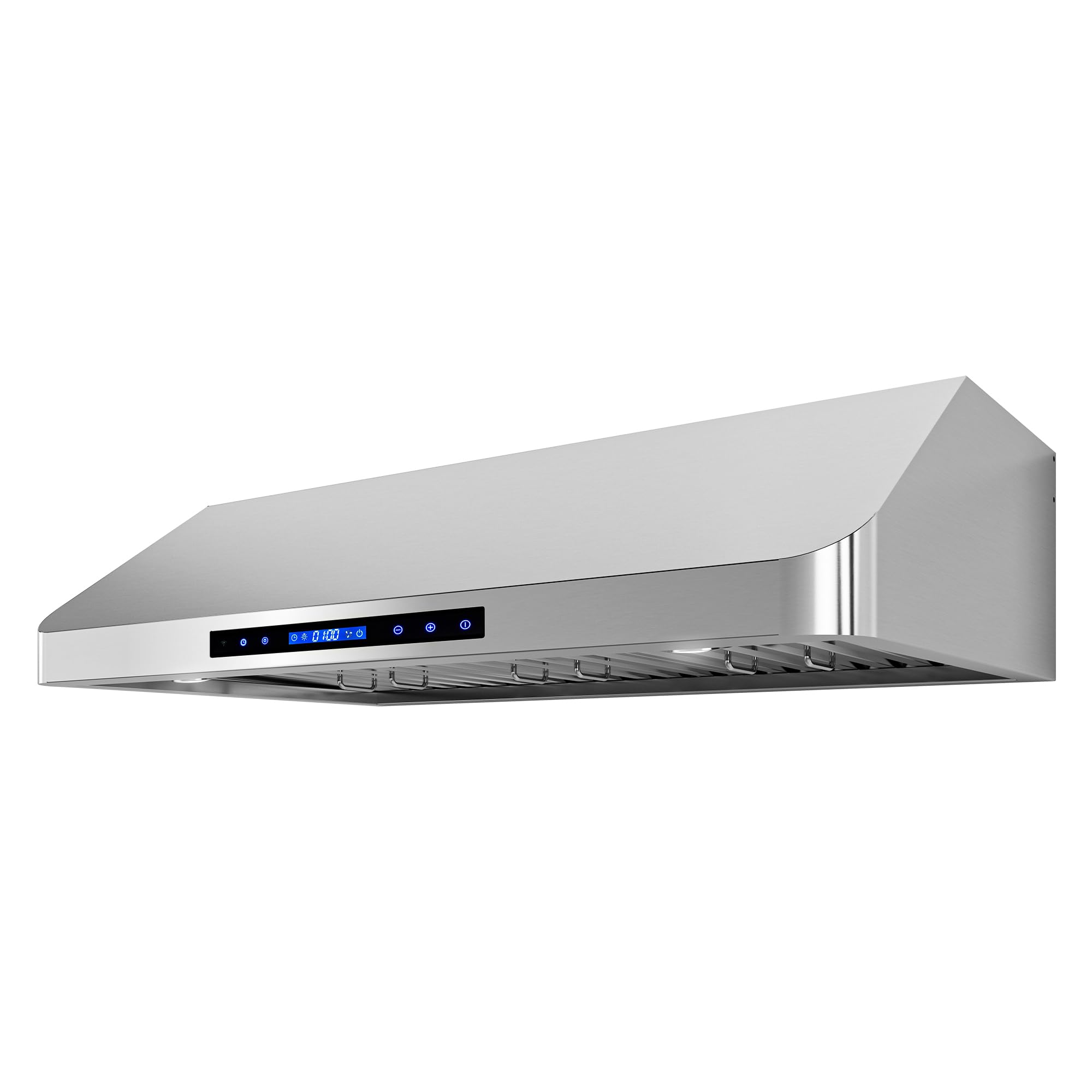 COSMO COS-QS90 36-Inch Stainless Steel Under Cabinet Range Hood - 500 CFM Ducted Kitchen Vent Hood with Touch Controls & LED Lights - Perfect for Modern Kitchens, Cooking, and Smoke Removal