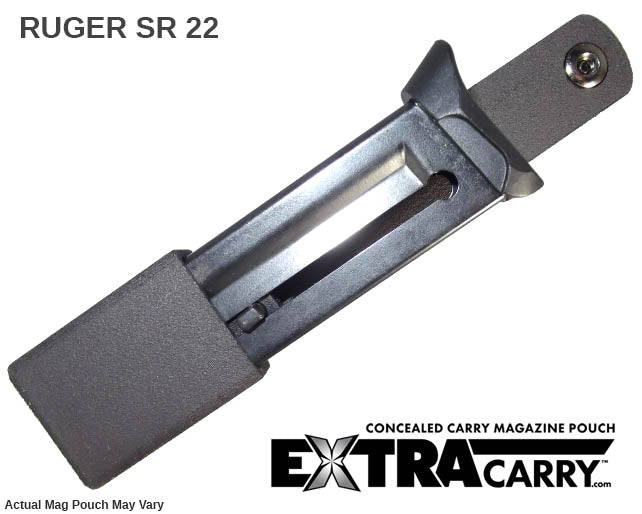 Ruger SR22 22LR 10-Round Magazine Pouch - Durable & Lightweight for Pistol Accessories | Perfect for Range Shooting, Hunting & Concealed Carry