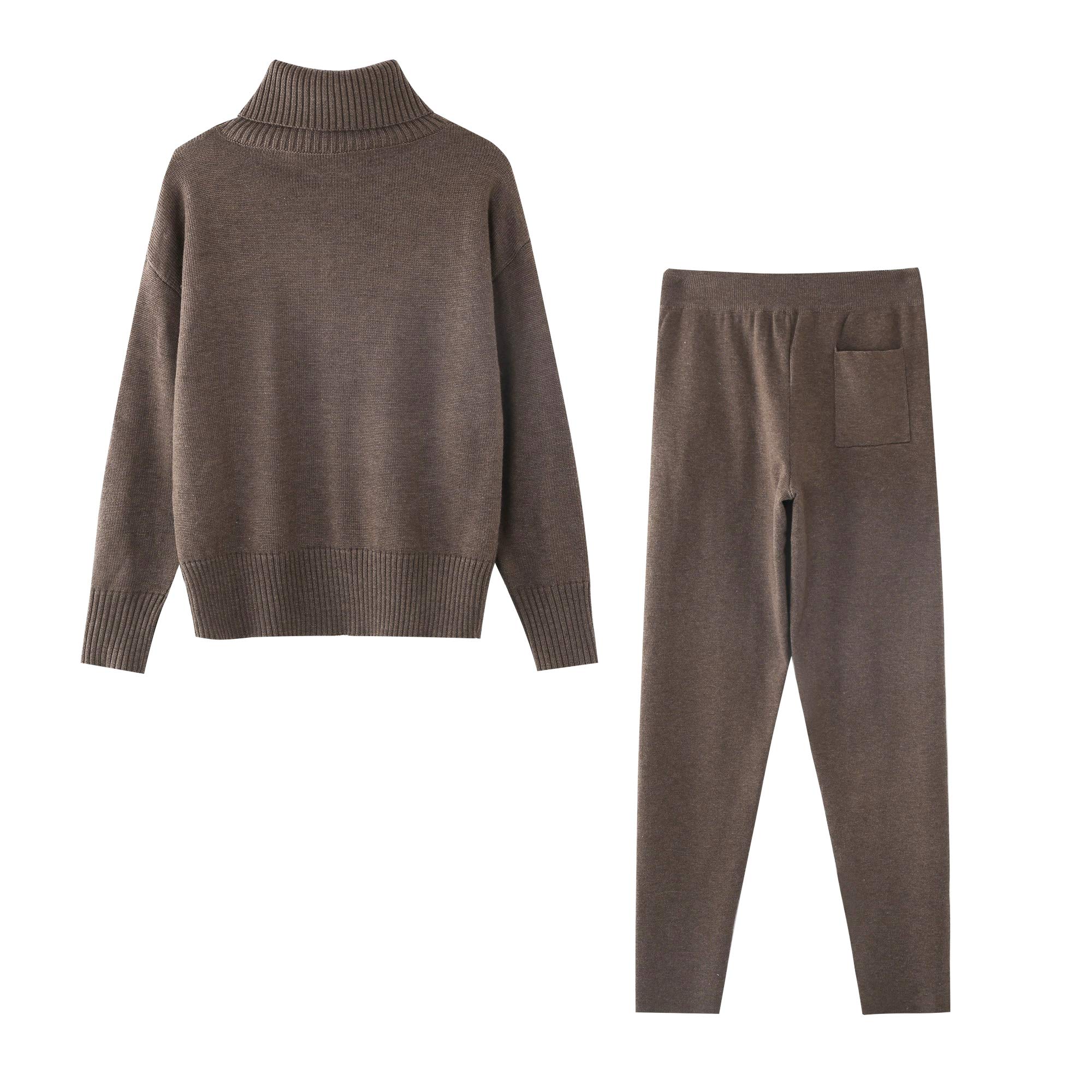 Women's Wool Knit Sweater Set - 2 Piece Outfits for Winter, Fall & Spring | Cozy Pullover & Cardigan Combo for Casual Wear, Office & Date Nights