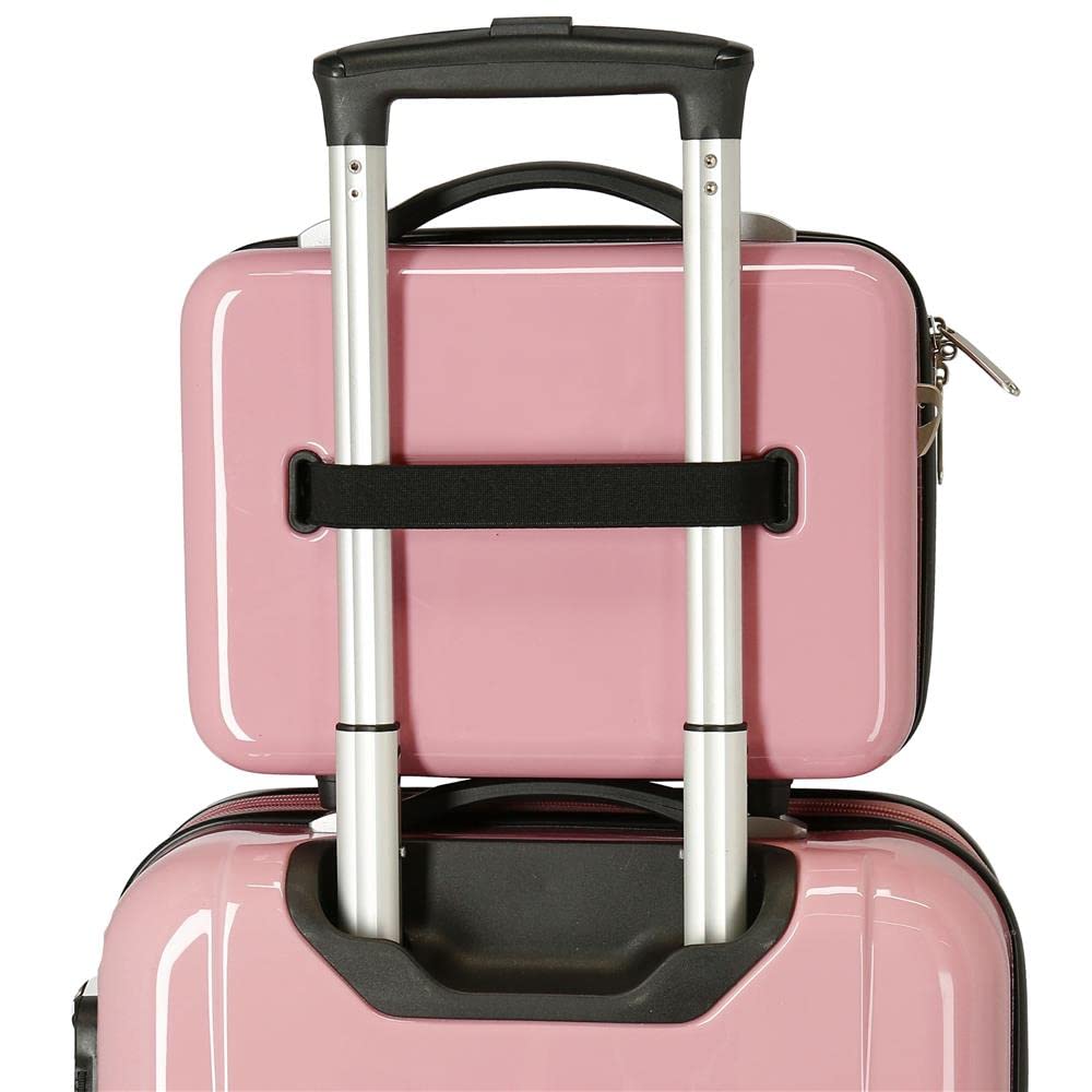 Pink Girls Beauty Case - Portable Makeup Organizer for Travel, School & Sleepovers | Perfect for Teens & Kids Cosmetics Storage